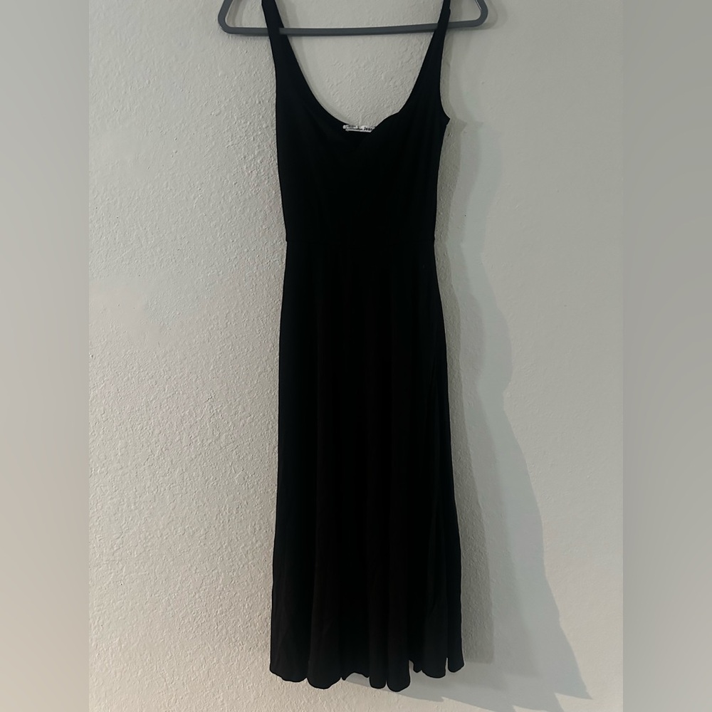 Reformation black tank dress